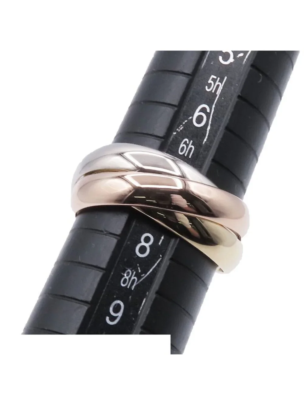 Cartier Trinity MM Three Color Gold 47 Ring